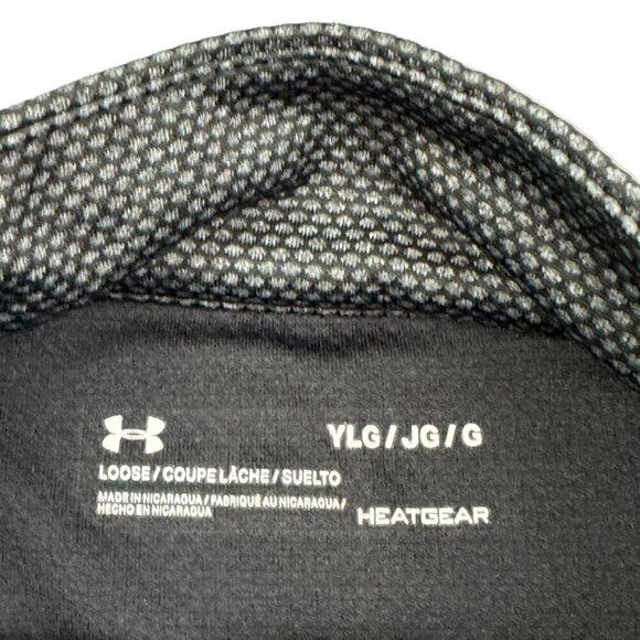 Under Armour Heat Gear Loose Fit 3/4 Zip Pullover Long Sleeve Top Youth SZ L - Picture 5 of 6